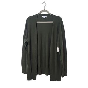 Amazon Army Green Women's Cardigan Sweater NWT Size XXL Green Cardigan